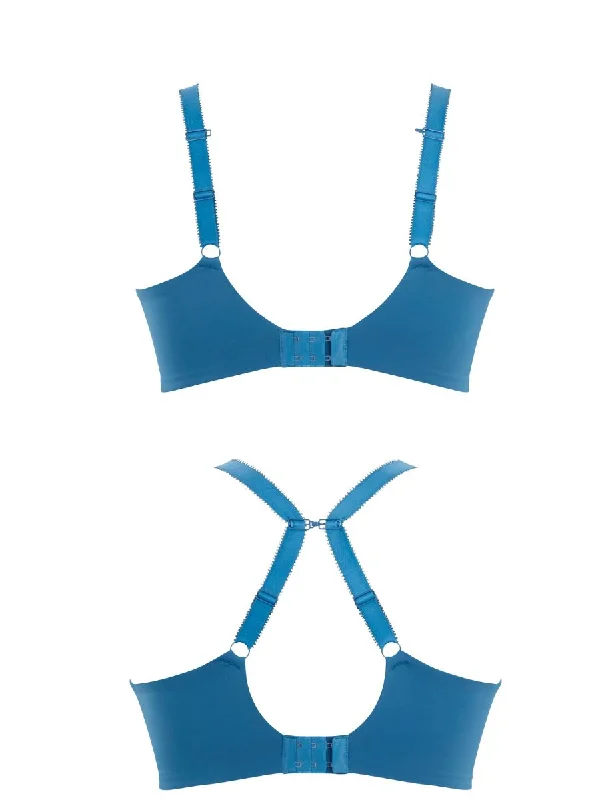 Roxie Plunge Bra - Atlantic Blue
