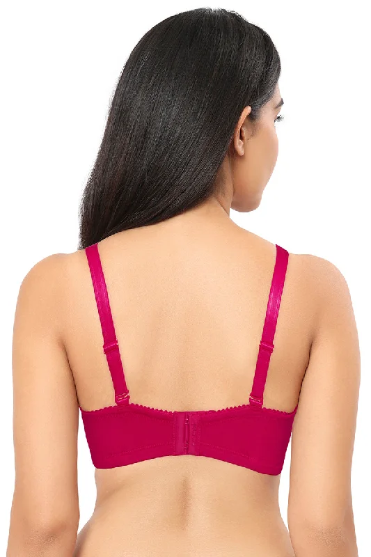 All Day Comfort Non-Padded & Non-Wired Bra - Cherries Jubilee