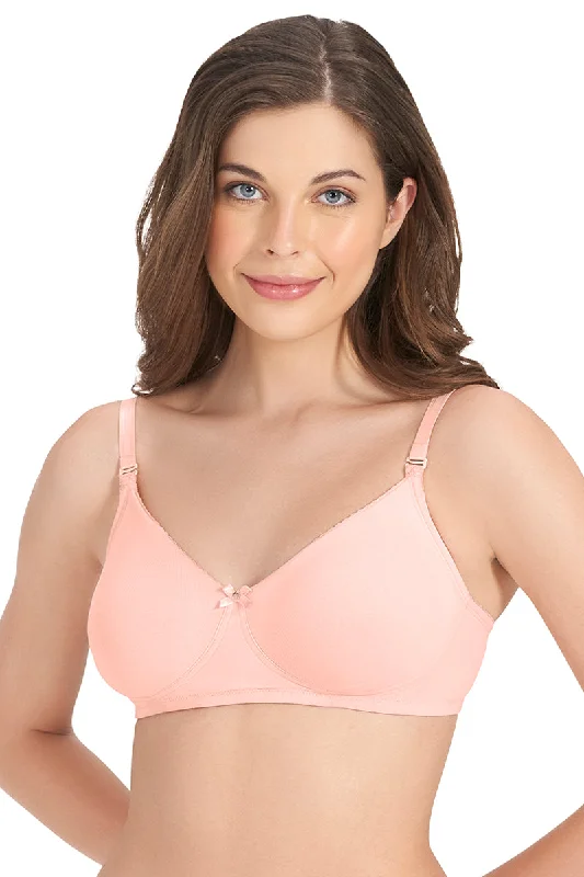 All Day Comfort Non-padded & Non-wired Bra - Impatiens-Pink