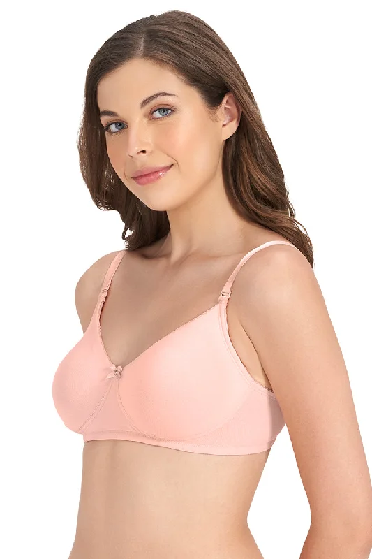 All Day Comfort Non-padded & Non-wired Bra - Impatiens-Pink