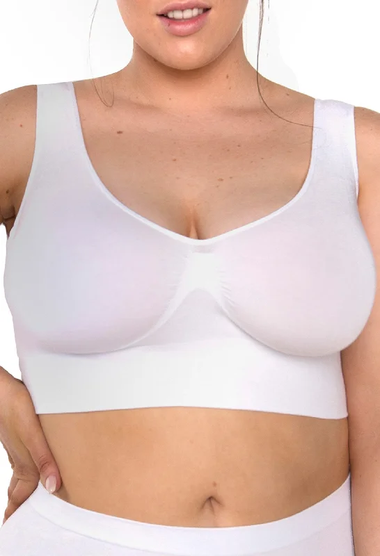 S/M: 8-10 (Cup C-D-DD-E-F) / White
