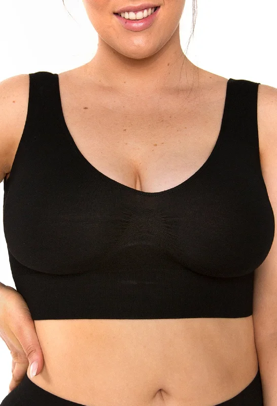 S/M: 8-10 (Cup C-D-DD-E-F) / Black