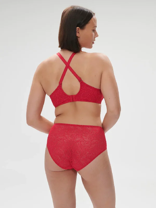 Comete Full Cup Support Bra In Rubis Rose - Simone Perele