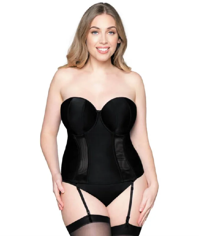 Curvy Kate Luxe Strapless Basque - Black