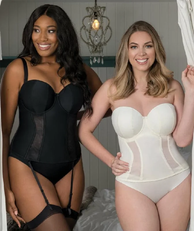 Curvy Kate Luxe Strapless Basque - Black