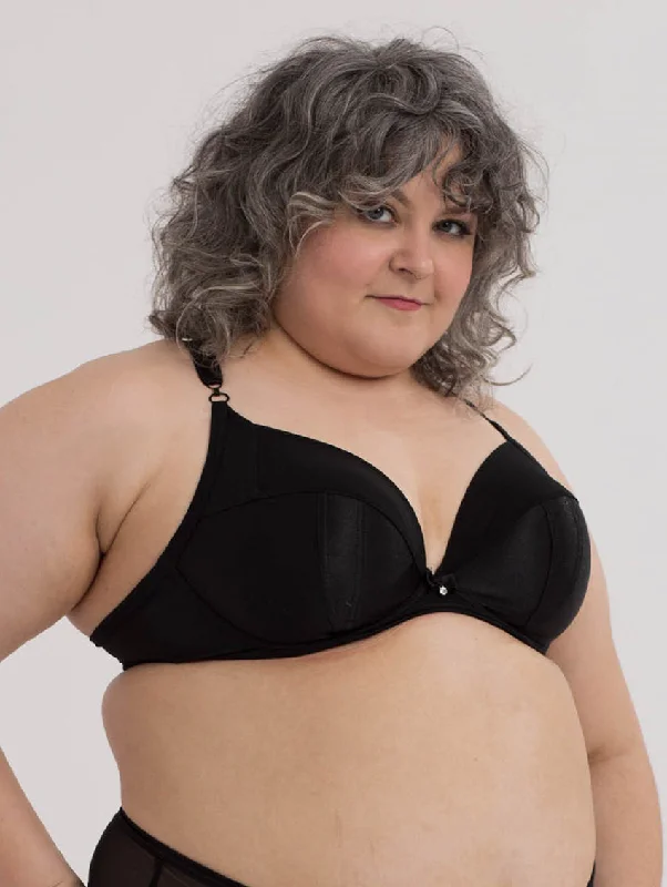 Ewa Michalak Le Noir Plunge Bra - PLM Style