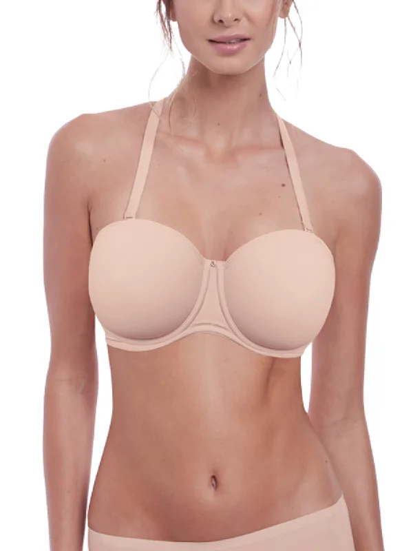 Aura Moulded Strapless Bra - Natural Beige