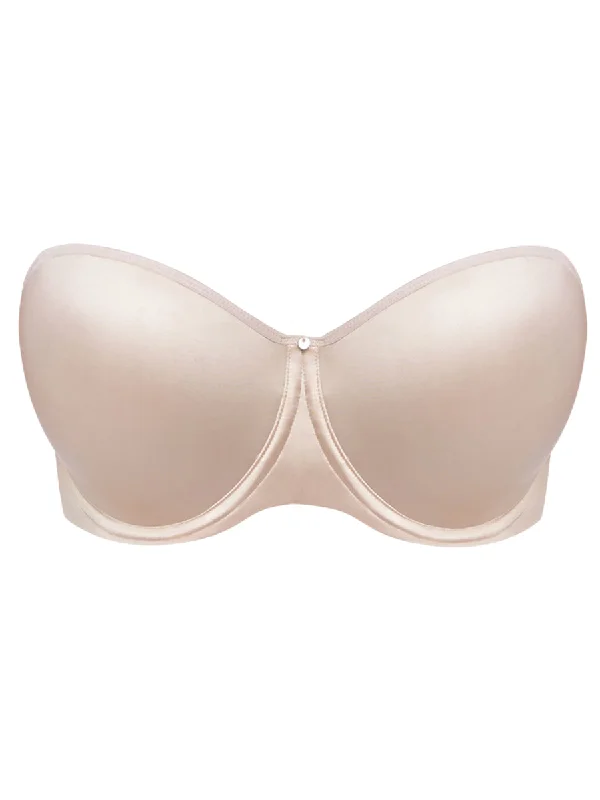 Aura Moulded Strapless Bra - Natural Beige