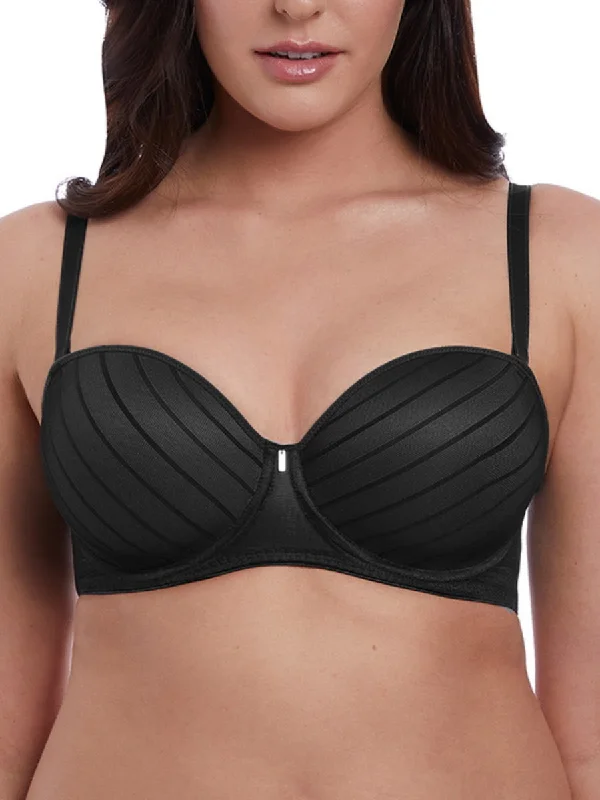 Cameo Strapless Moulded Bra - Black Cameo Strapless Moulded Bra - Black