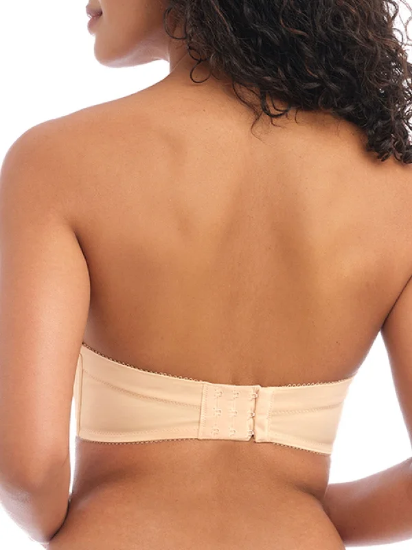 Deco Strapless Moulded Bra - Nude