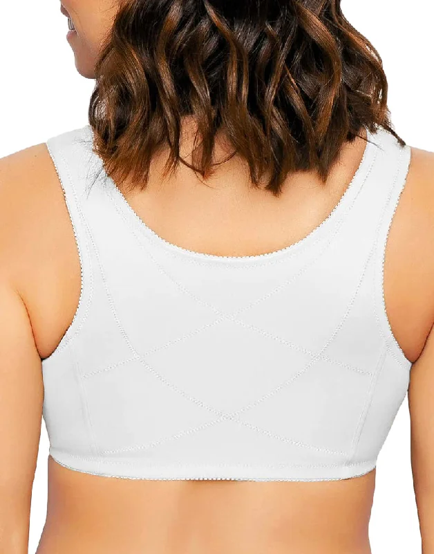 Exquisite Form Fully Front Close Cotton Posture Bra with Lace 5100531