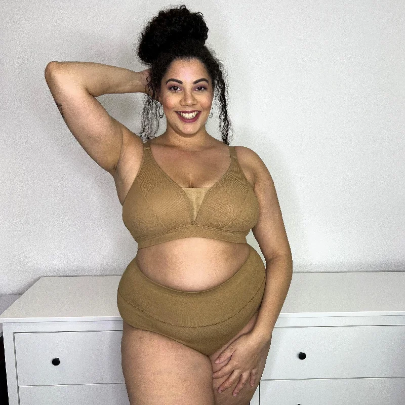 Full Cup Bra - Caramel