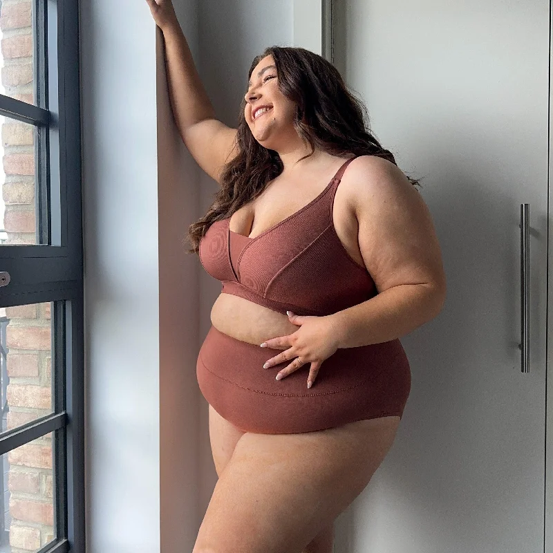 Full Cup Bra - Root Beer