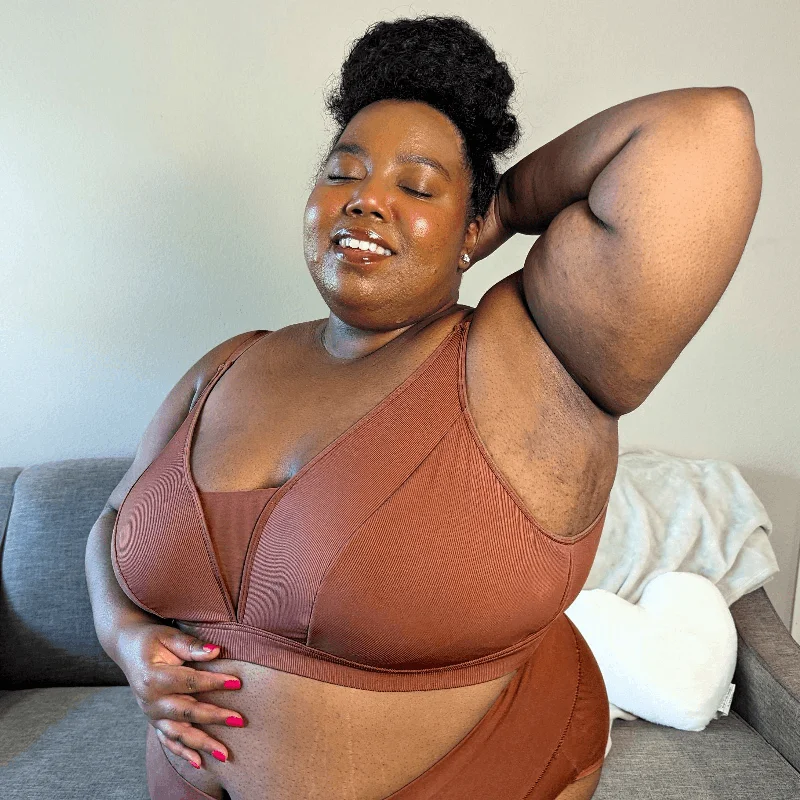 Full Cup Bra - Root Beer