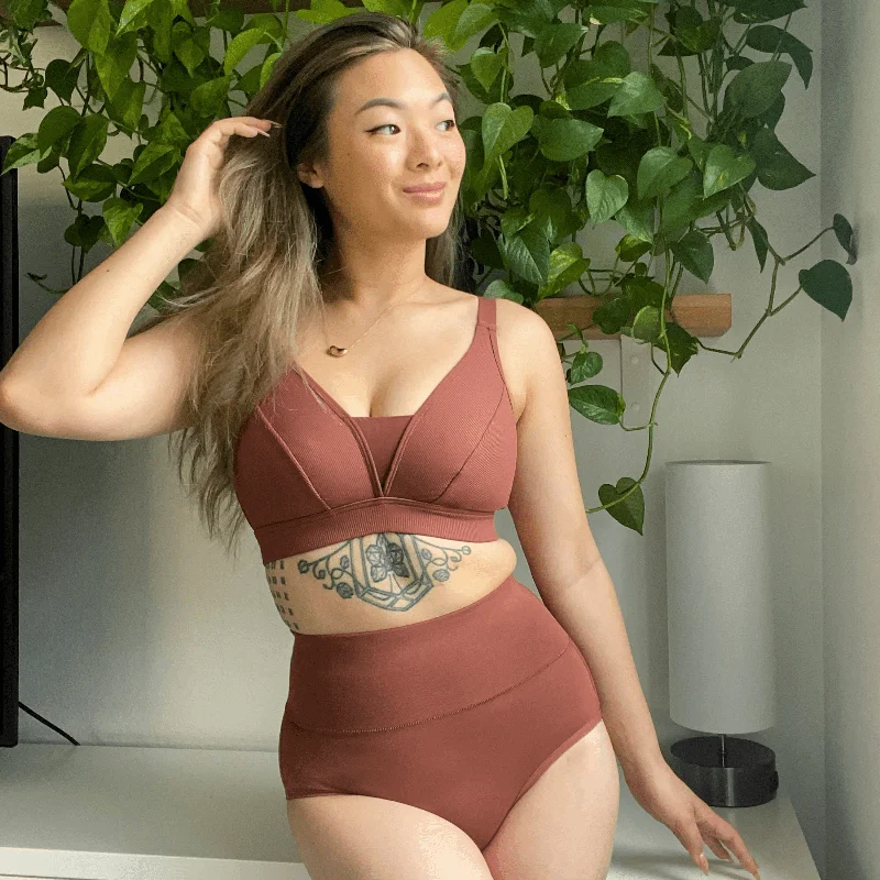 Full Cup Bra - Root Beer