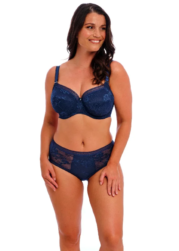 Fusion Lace Full Cup Side Support Bra In French Navy - Fantasie