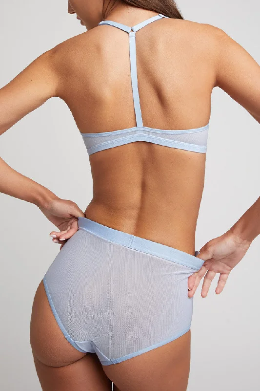 Sieve Racerback Bra in Glacier