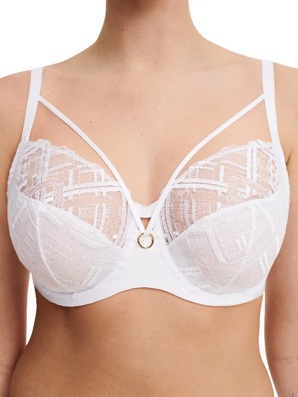 Graphic Support Full Coverage Bra In White - Chantelle