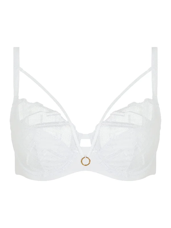 Graphic Support Full Coverage Bra In White - Chantelle
