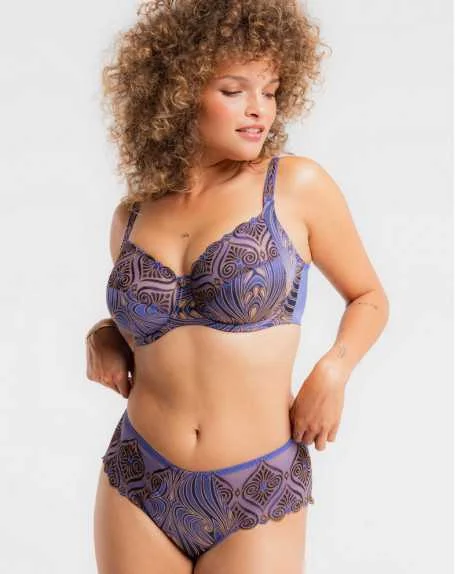 Hermione Underwired Bra In Bleu Solitaire - Prima Donna