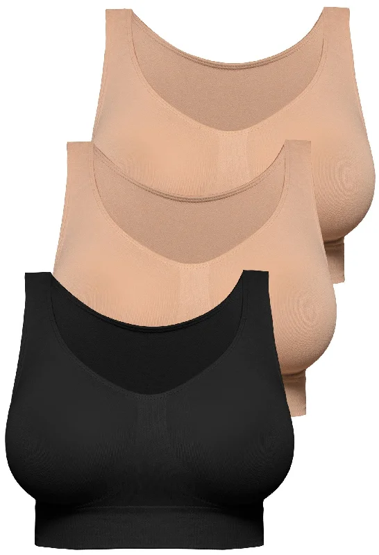 2 Nude 1 Black / S: 10 (Cup C-D-DD-E-F-G-H)