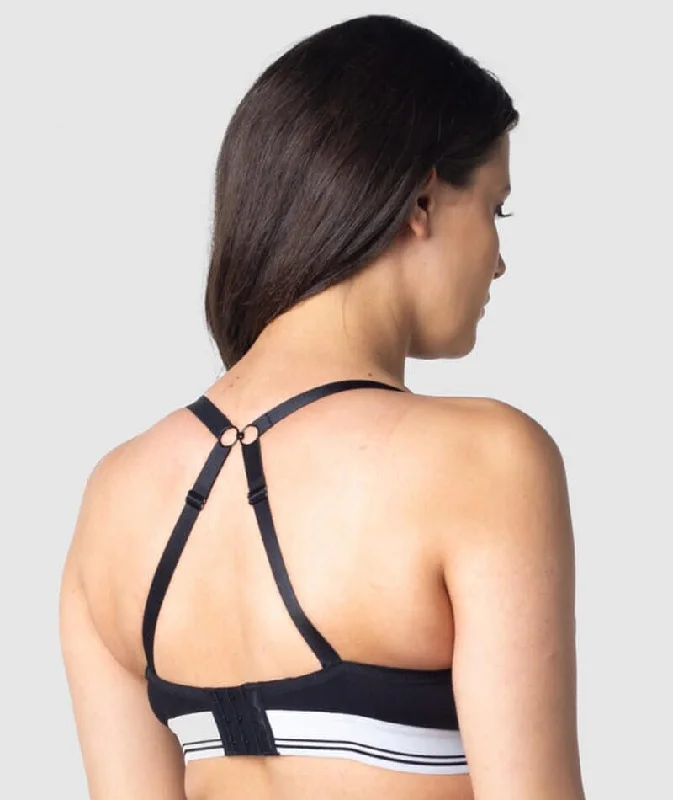 Hotmilk Icon Cotton T-Shirt Wire-free Nursing Bra - Black