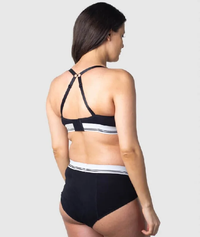 Hotmilk Icon Cotton T-Shirt Wire-free Nursing Bra - Black