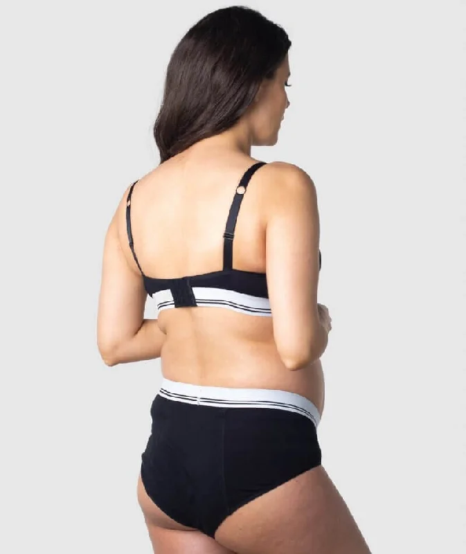 Hotmilk Icon Cotton T-Shirt Wire-free Nursing Bra - Black