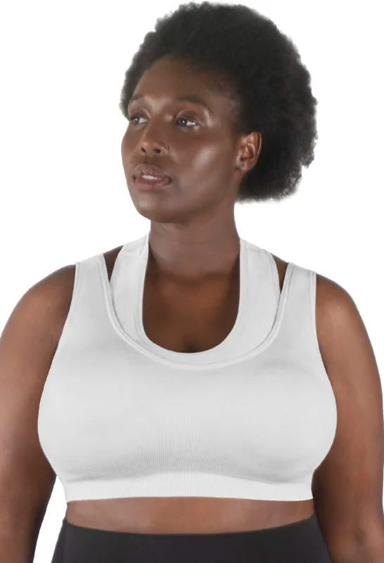 White / S/M: 10-12 (CUP B-C-D-DD-E-F)