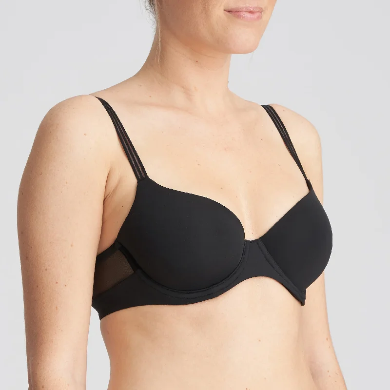 Marie Jo Louie Spacer Heart Shape Bra in Black