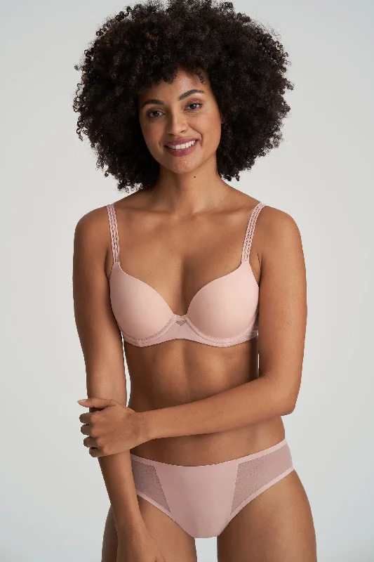 Marie Jo Louie Spacer Heart Shape Bra in Powder Rose