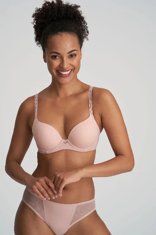 Marie Jo Louie Spacer Heart Shape Bra in Powder Rose