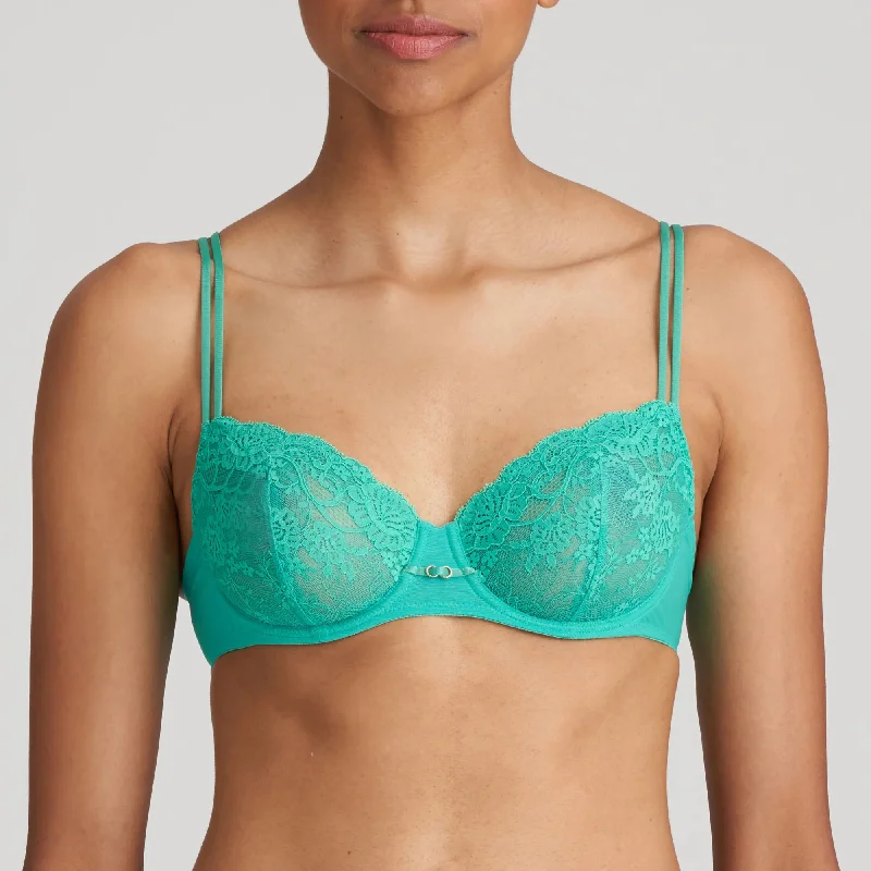 Marie Jo Melipha Soft Cup Balcony Bra in Vivid Green