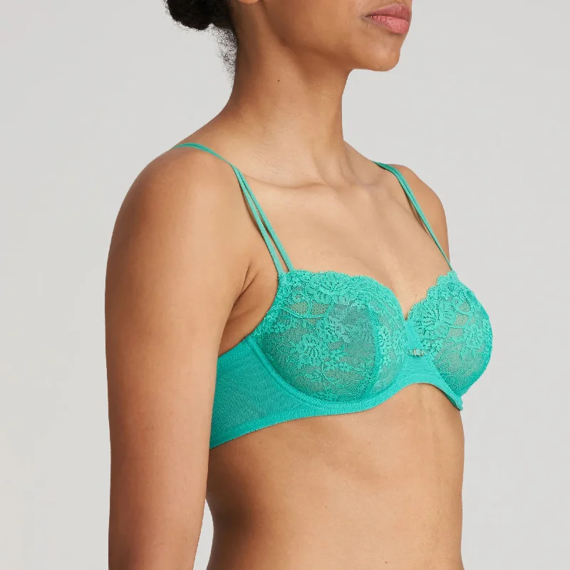 Marie Jo Melipha Soft Cup Balcony Bra in Vivid Green