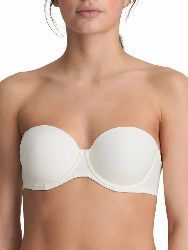 Tom Padded Strapless Bra - Natural