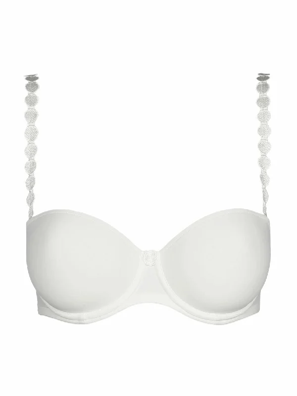 Tom Padded Strapless Bra - Natural