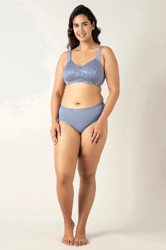 Mystic Poise Non-padded Non-wired Minimizer Bra - Tempest