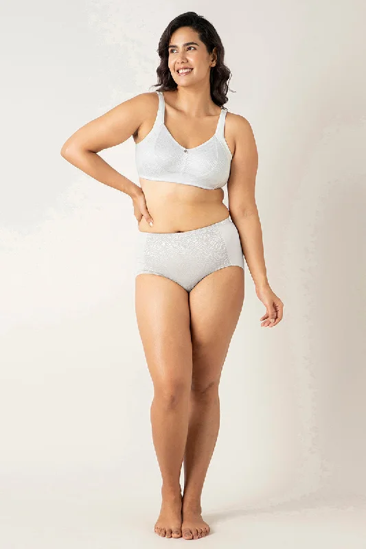 Mystic Poise Non-padded Non-wired Minimizer Bra - White