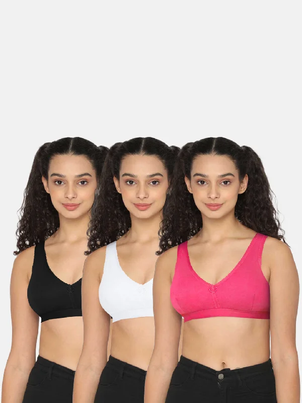 Naidu Hall Beginners-Bra Special Combo Pack - Teenage - C38