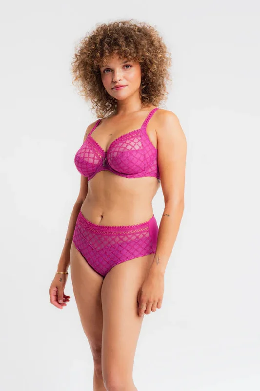 Paco Underwired Bra In Very Pink - Louisa Bracq