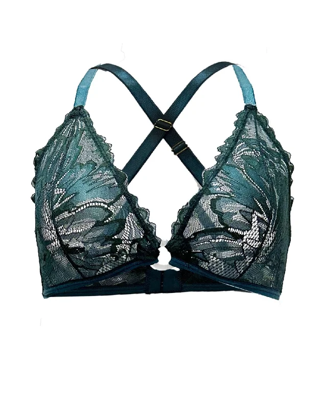 Peacock Coral O-Ring Bralette