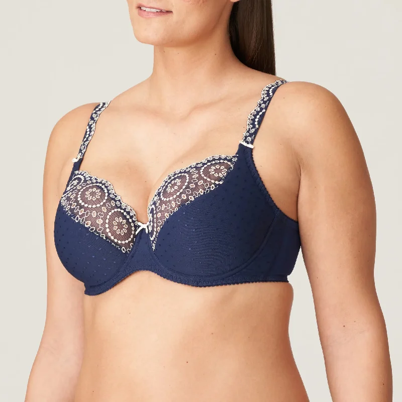 Prima Donna Osino Tulip Seam Balcony Bra in Sapphire Blue