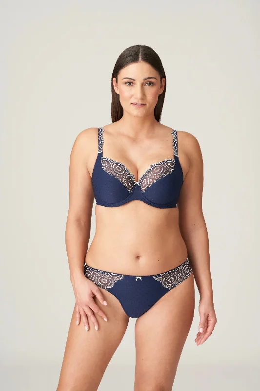 Prima Donna Osino Tulip Seam Balcony Bra in Sapphire Blue