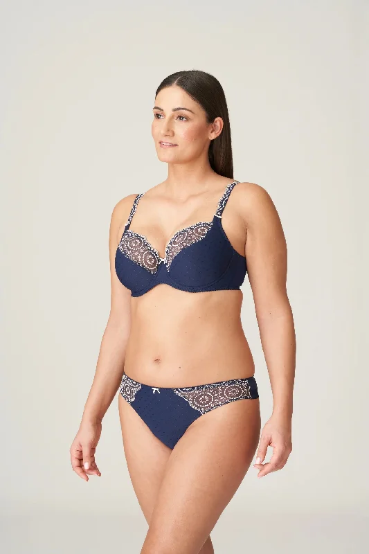 Prima Donna Osino Tulip Seam Balcony Bra in Sapphire Blue
