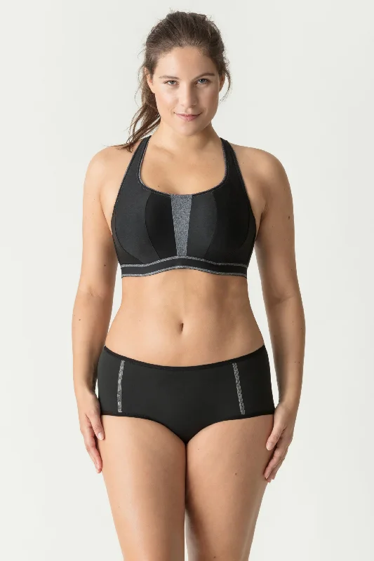Prima Donna Sport The Sweater Underwired Sports Bra in Black