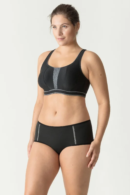 Prima Donna Sport The Sweater Underwired Sports Bra in Black
