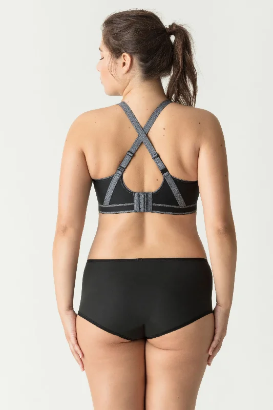 Prima Donna Sport The Sweater Underwired Sports Bra in Black