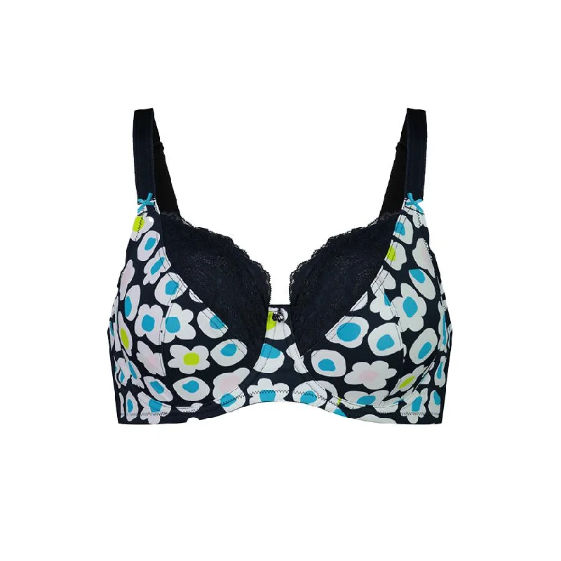 Print Full Cup Bra - Flora