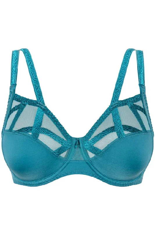 Serie Full Cup Bra In Lagon - Louisa Bracq