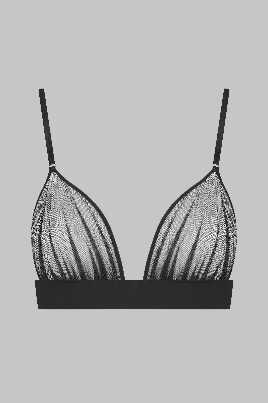 Soutien-gorge triangle - Nuit Fauve